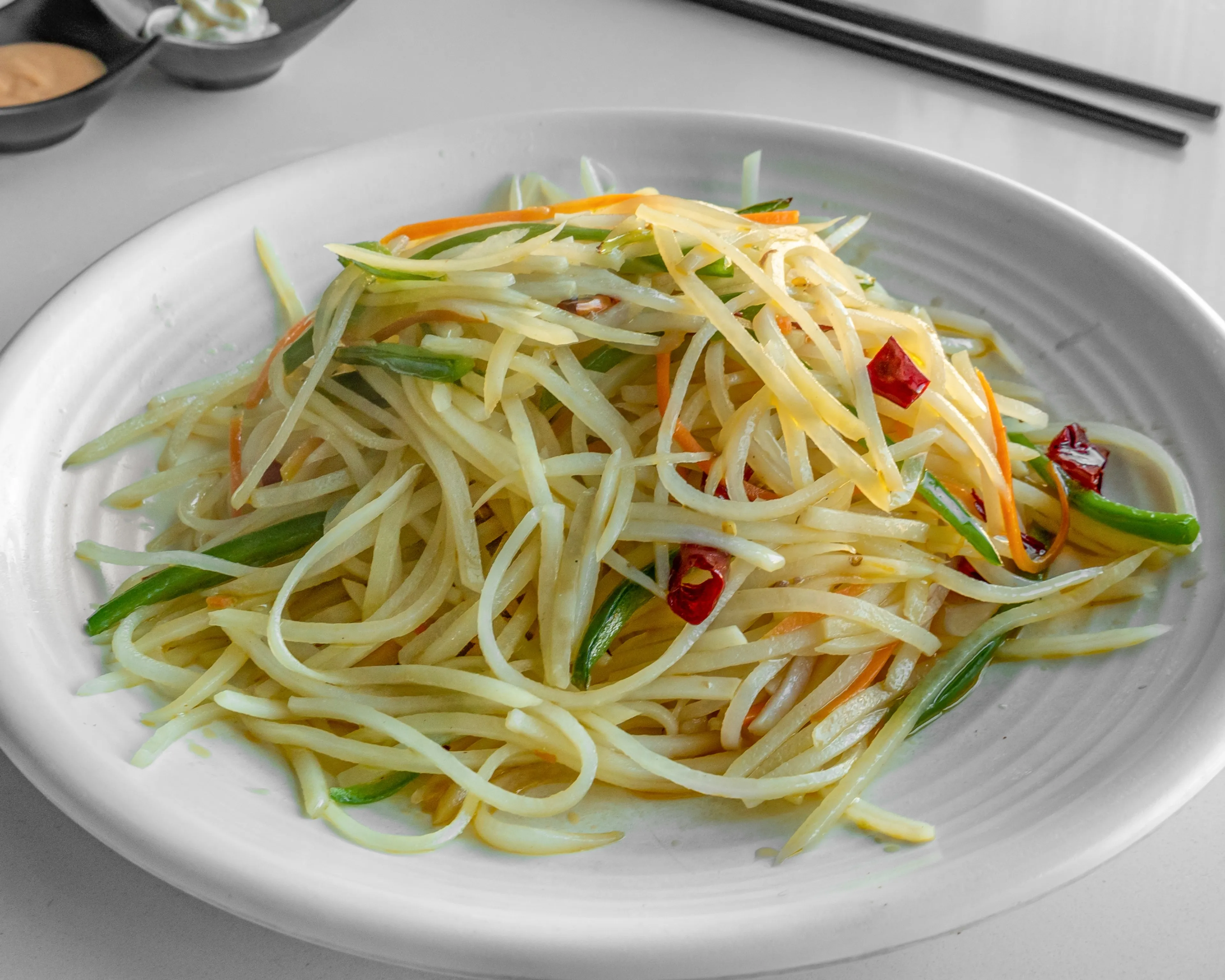 Must-Try Oil Spill Noodles